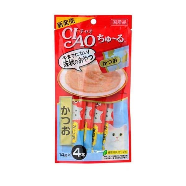 이나바 이나바 챠오츄르 고양이 간식 가다랑어 SC-72