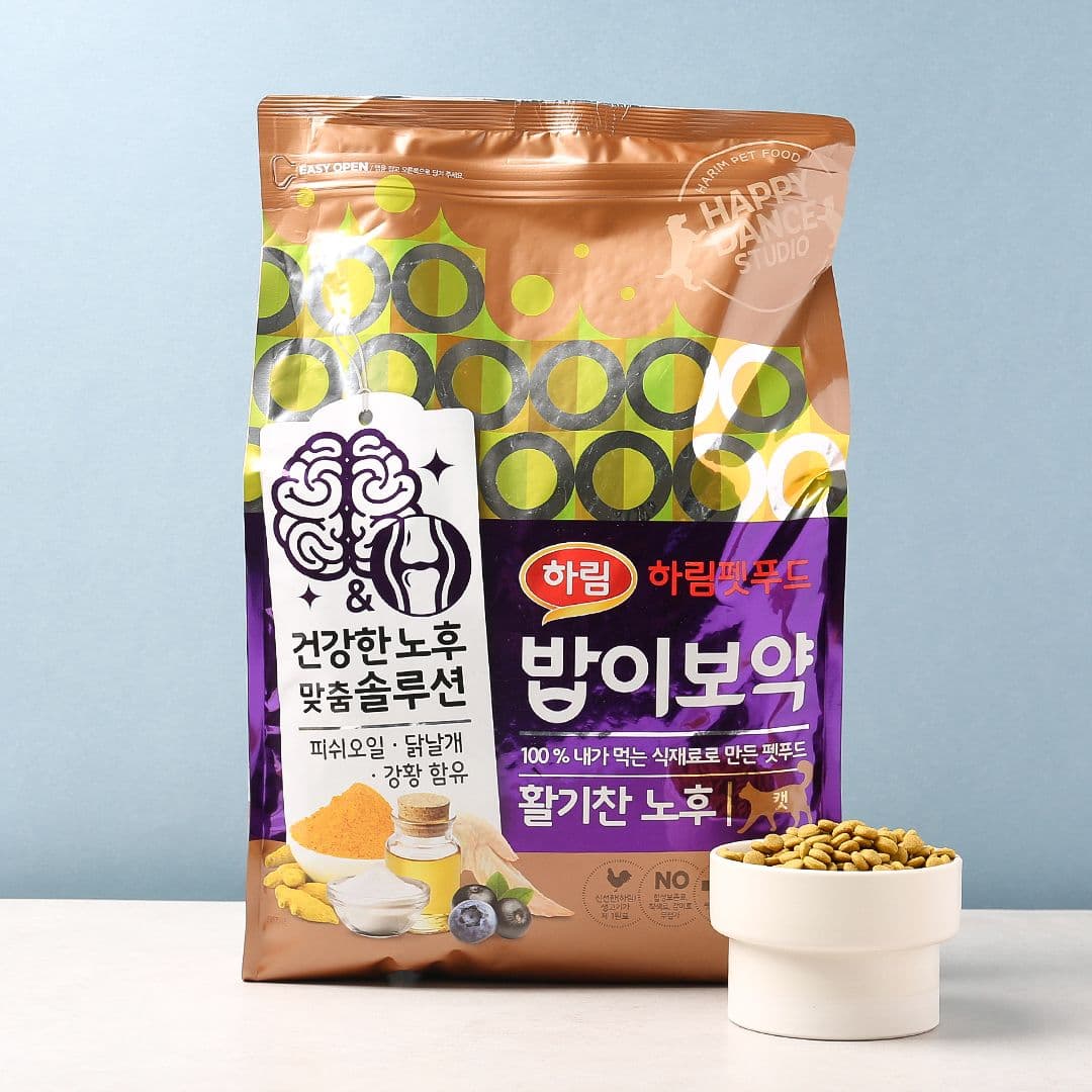 [사료샘플] 밥이보약 캣 활기찬 노후 50g