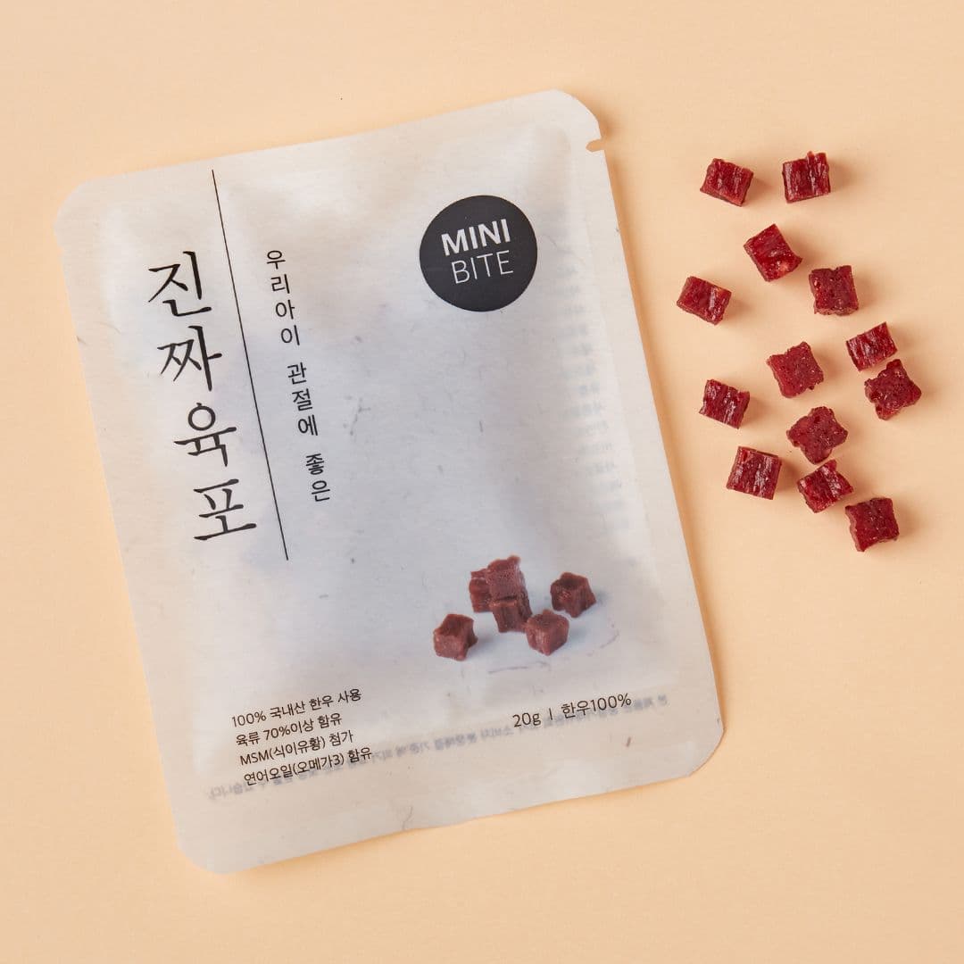 [체험팩] 진짜육포 한우 미니바이트 20g
