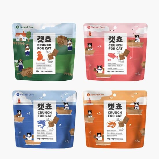 네츄럴코어 캣쵸 60g 고양이간식