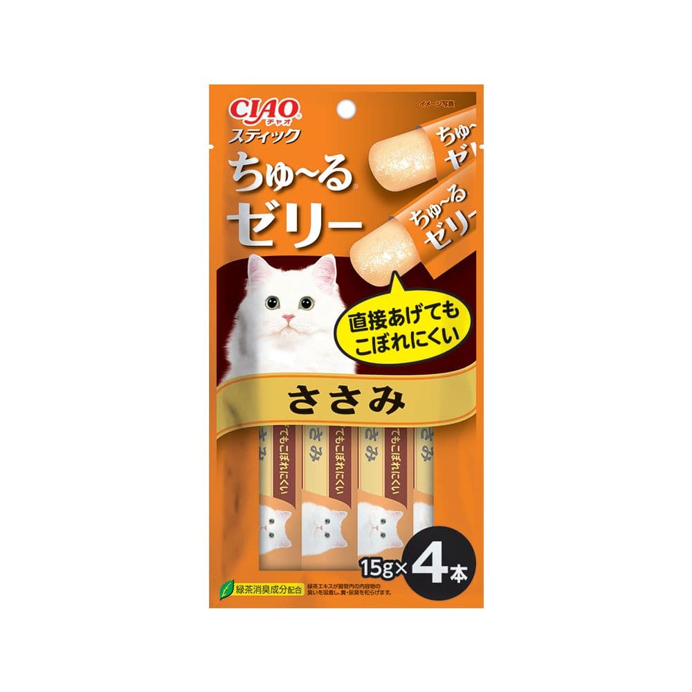 이나바 캣 챠오 츄르 스틱  닭가슴살 15g*4p