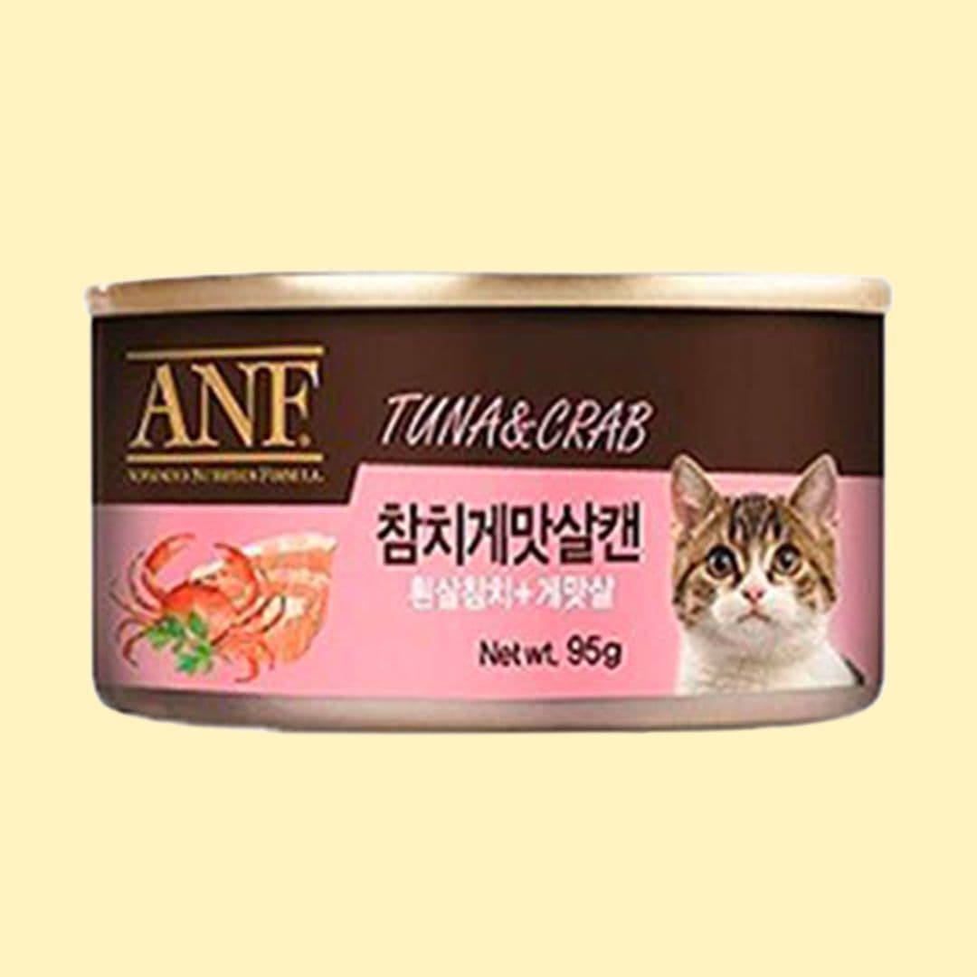 ANF 캣 참치&amp;게맛살 캔 95g