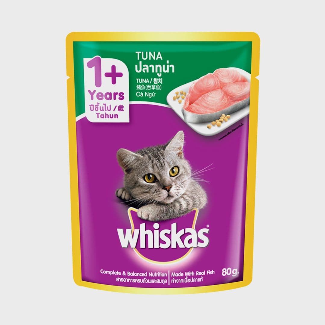 위스카스 캣 참치 파우치 80g
