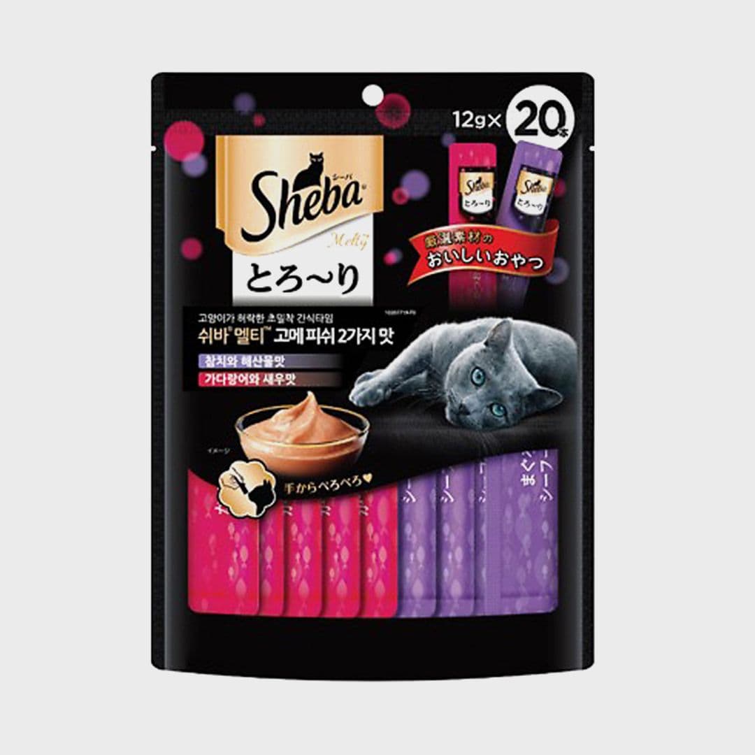 쉬바 캣 멜티 고메 피쉬 2가지맛 12g*20p