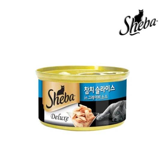 쉬바 고양이캔 참치슬라이스 그레이비소스 85G