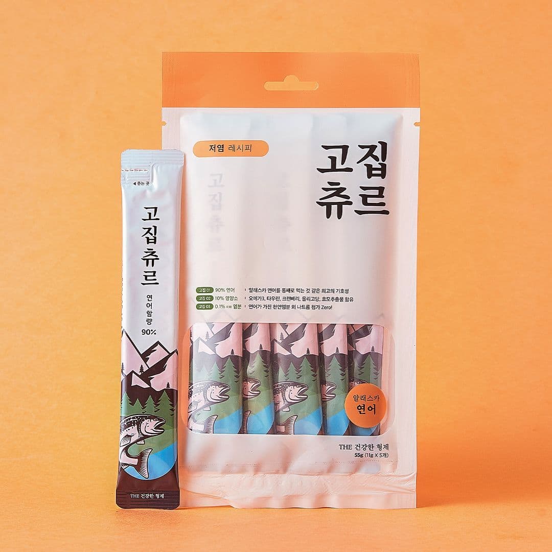 [체험팩] 고집츄르 캣 알래스카 연어 11g*1p
