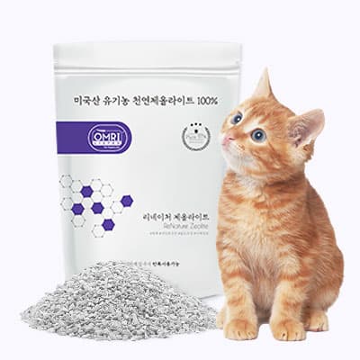 리네이처제올라이트 고양이탈취제 모래 화장실 냄새제거 제올라이트