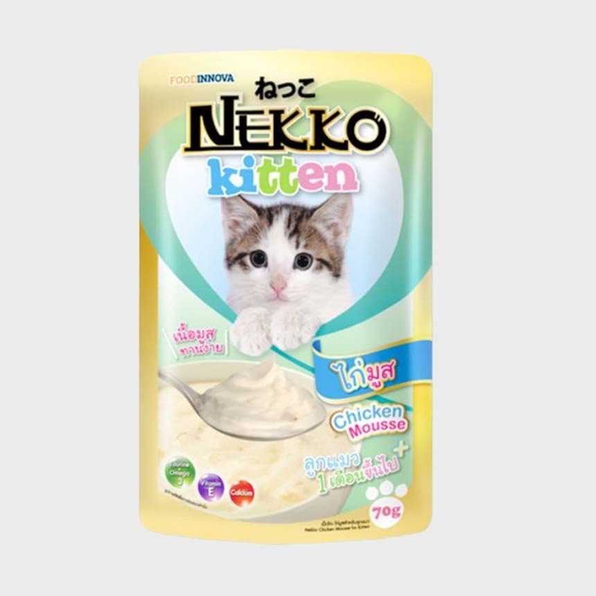 NEKKO 캣 키튼 닭고기 무스 70g