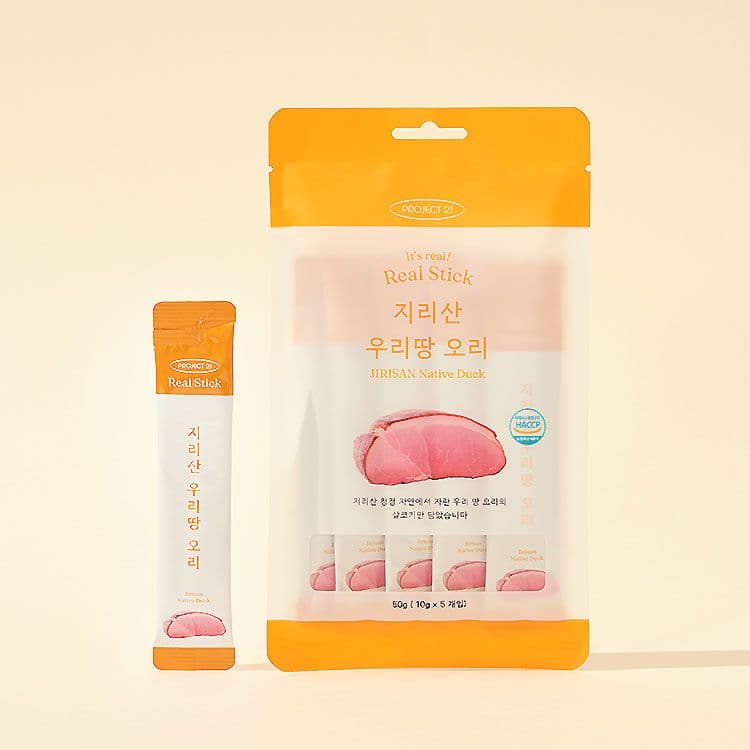 프로젝트21 리얼스틱 지리산 우리땅 오리 10g*5ea