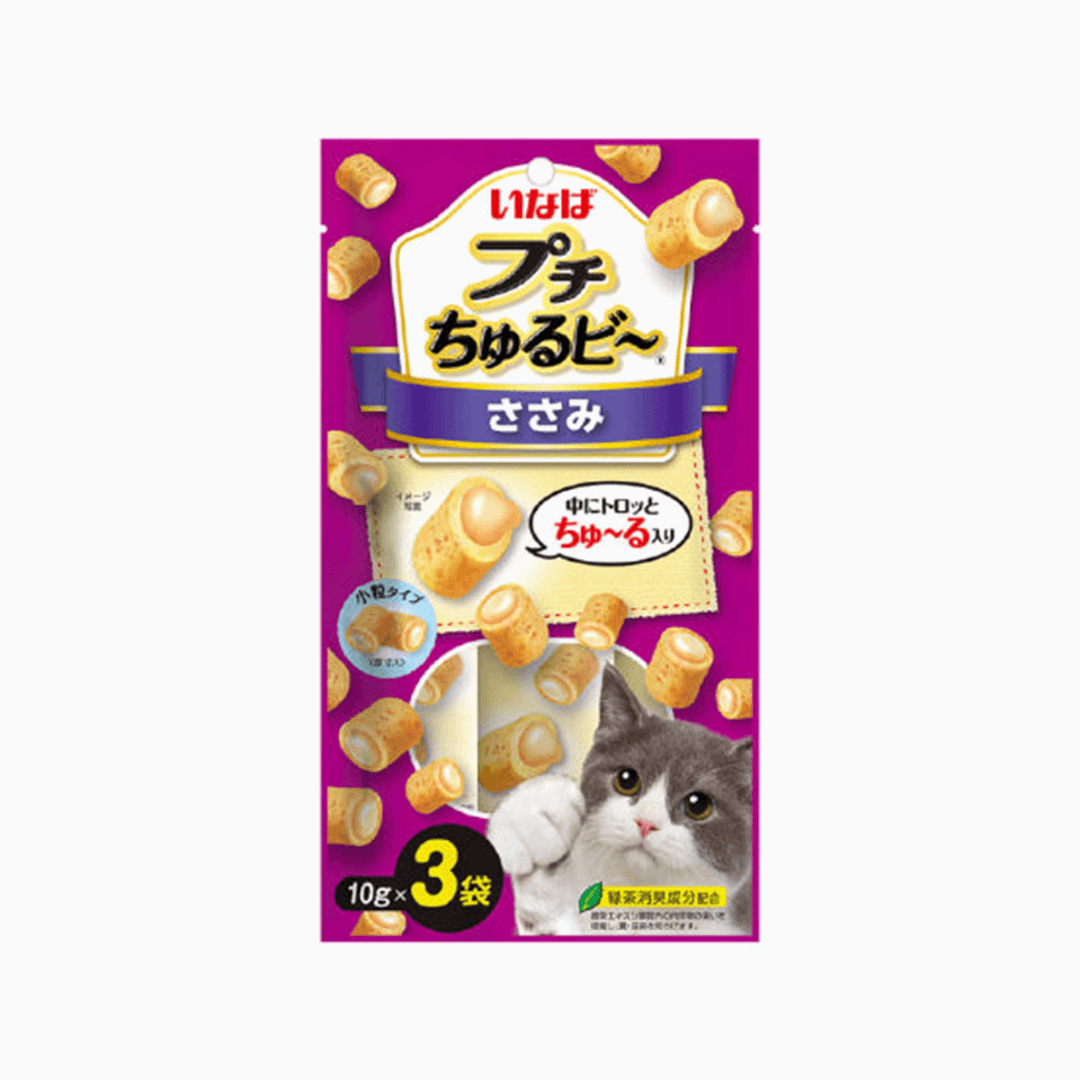 이나바 캣 챠오 쁘띠 츄르비 닭가슴살 10g*3p