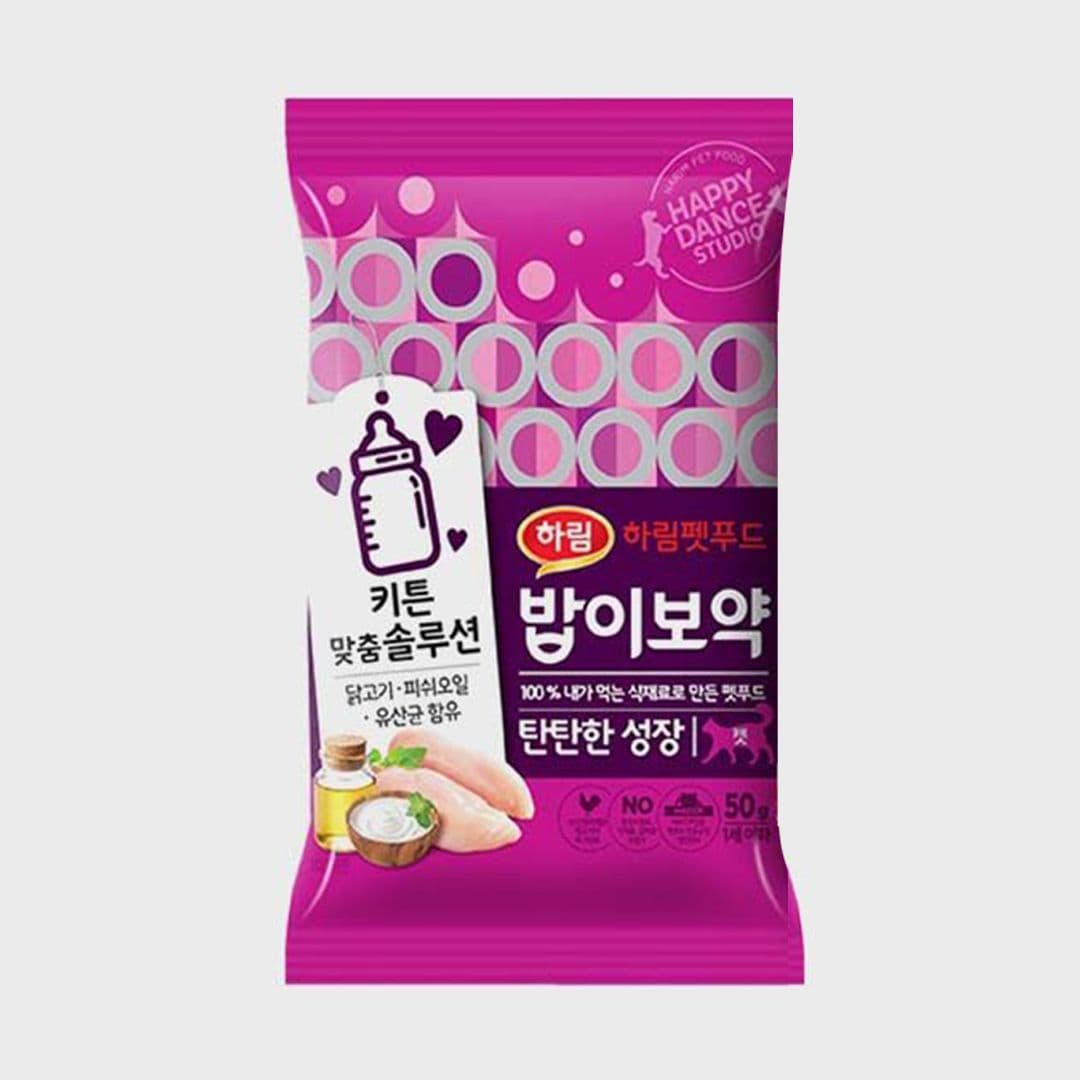 [사료샘플] 밥이보약 캣 탄탄한성장 50g
