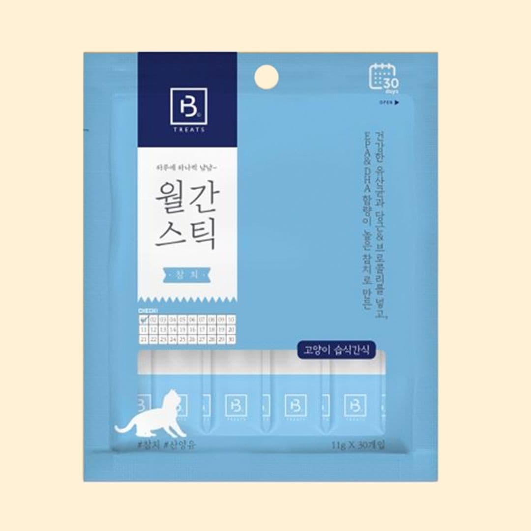 브리더랩 캣 월간스틱 참치 11g*30p
