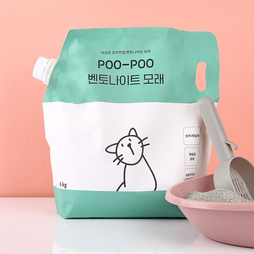 아르르 프리미엄 벤토나이트 모래 6kg