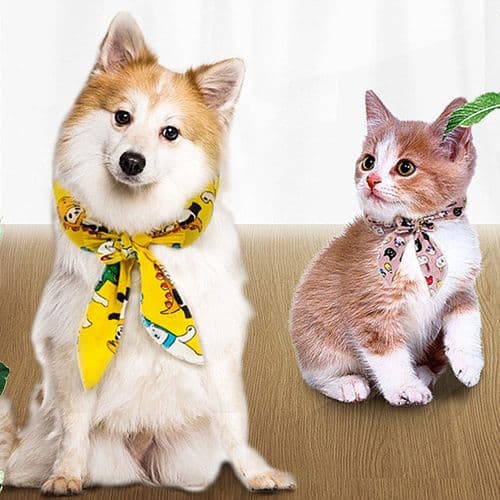 [예펫코리아] 예펫 강아지 고양이 여름 아이스 냉동 쿨 스카프 리본