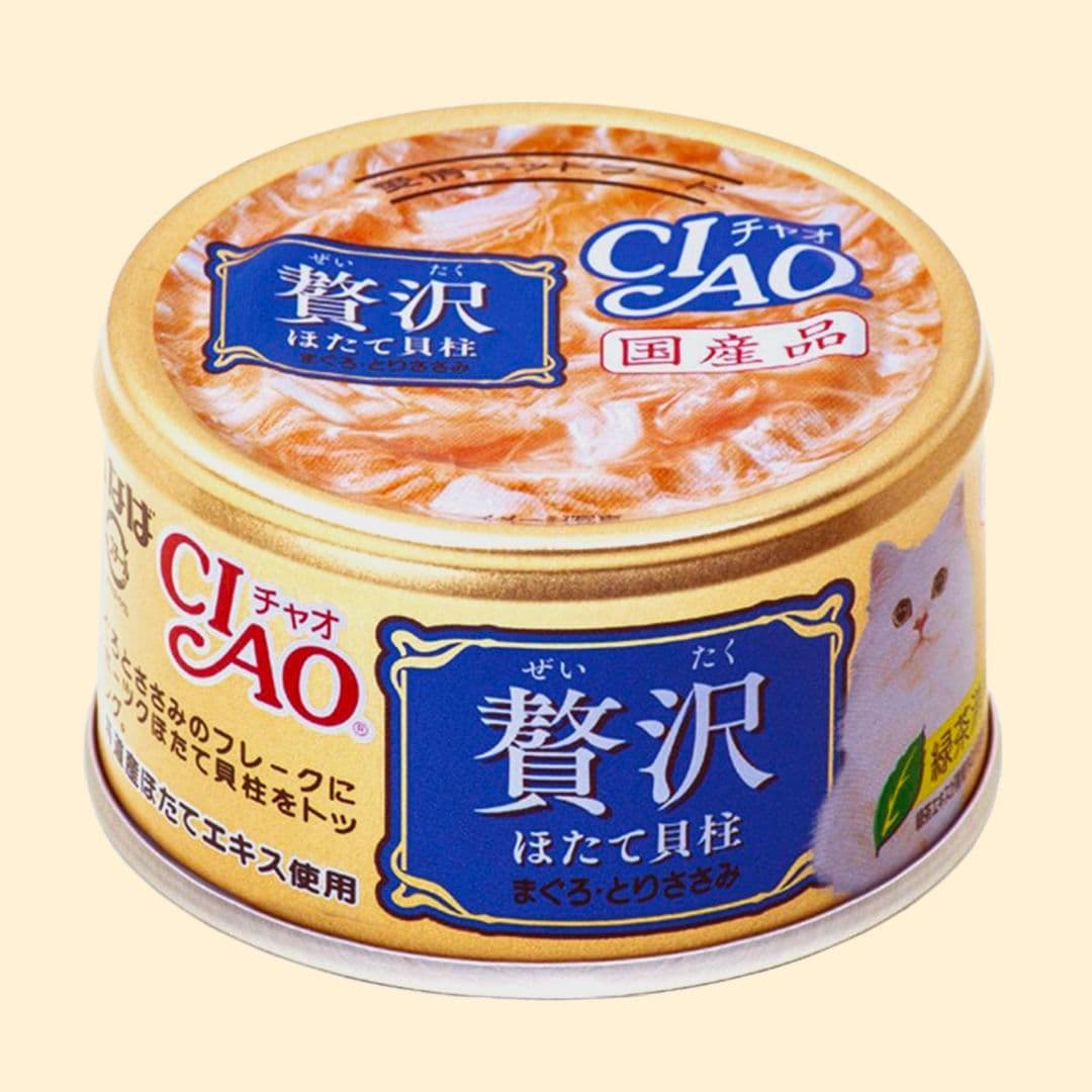 이나바 캣 챠오 제이타크 가리비&amp;참치&amp;닭가슴살 80g