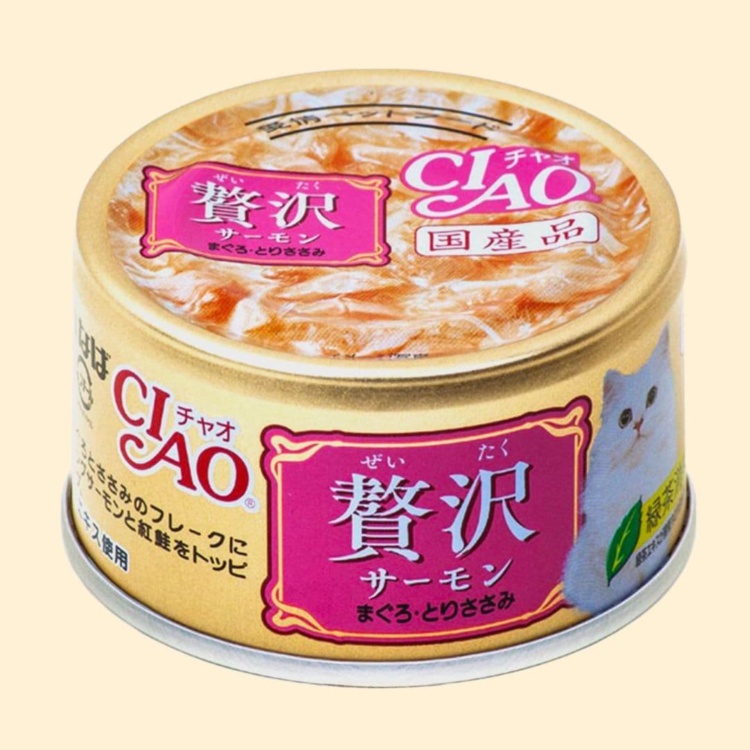 이나바 캣 챠오 제이타크 연어&amp;참치&amp;닭가슴살 80g