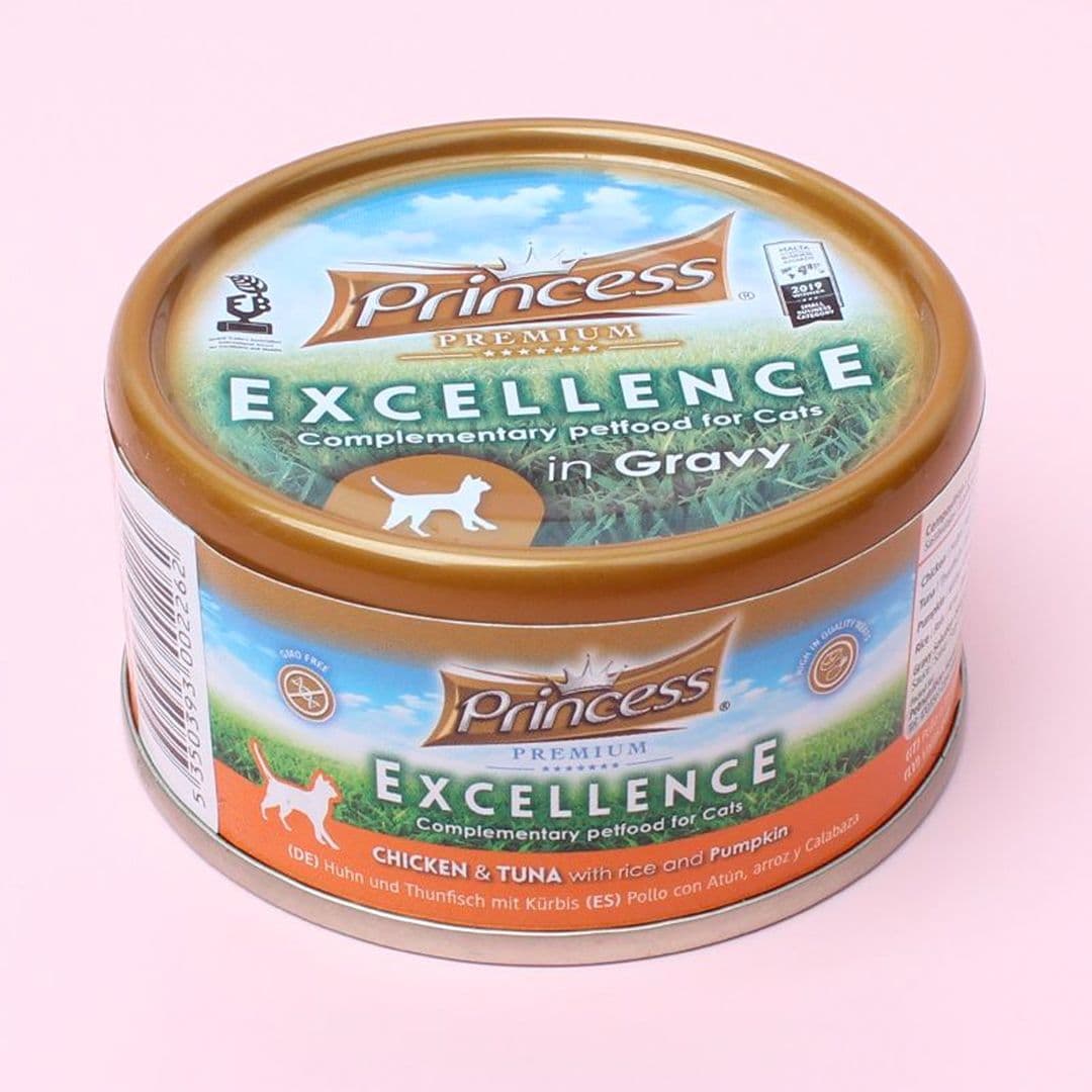 프린세스 캣 프리미엄 엑설런스 치킨&amp;튜나&amp;펌킨 캔 70g