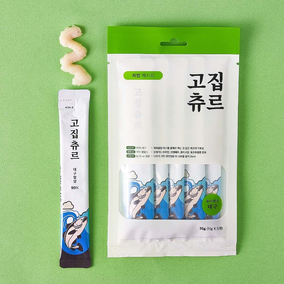 [체험팩] 고집츄르 캣 북태평양 대구 11g*1p