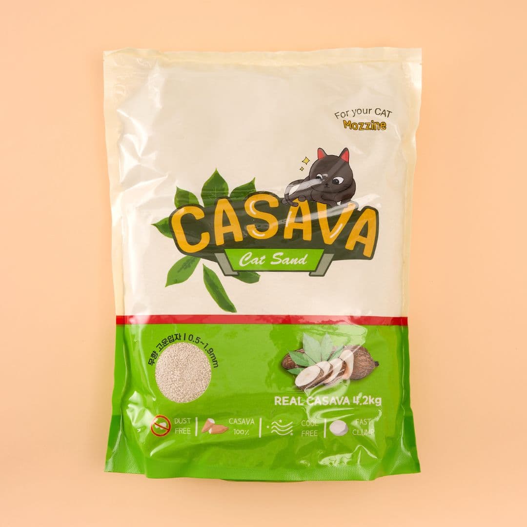 모찌네 모래 카사바모래 무향 고운입자 4.2kg