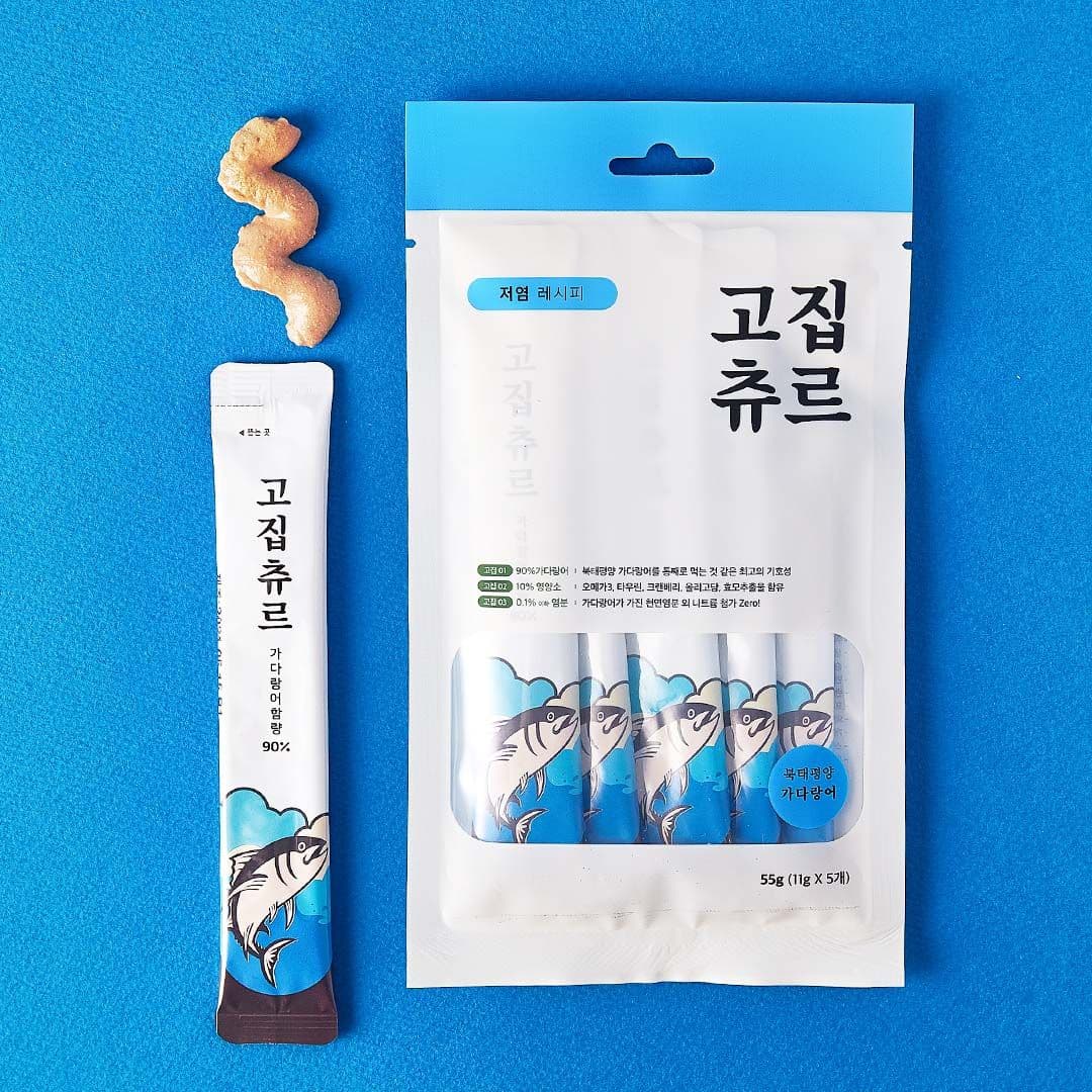 [체험팩] 고집츄르 캣 북태평양 가다랑어 11g*1p