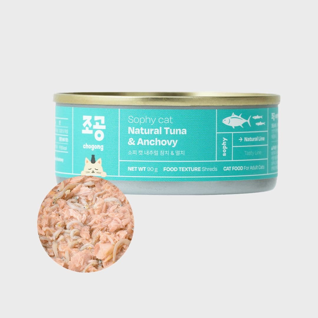 조공 소피 캣 내추럴 참치&amp;멸치 90g