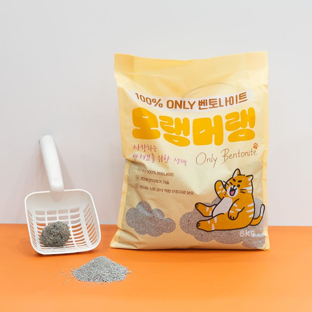 모랭머랭 벤토나이트 모래 6kg
