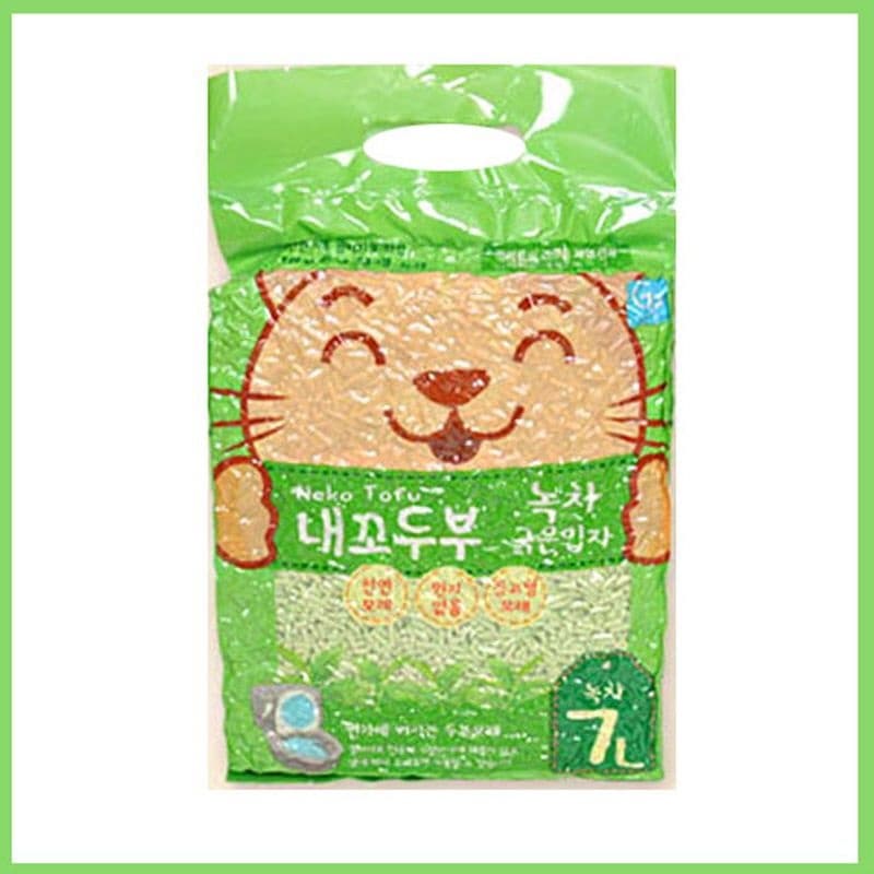 내꼬두부 모래 굵은입자 먼지없음 녹차 7L 고양이모래 두부모래 묘생모래 발바닥보호
