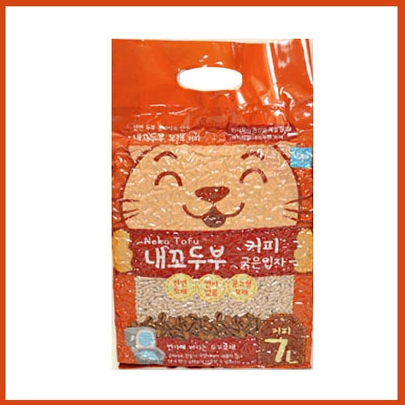 내꼬두부 모래 굵은입자 먼지없음 커피 7L 고양이모래 두부모래 묘생모래 발바닥보호