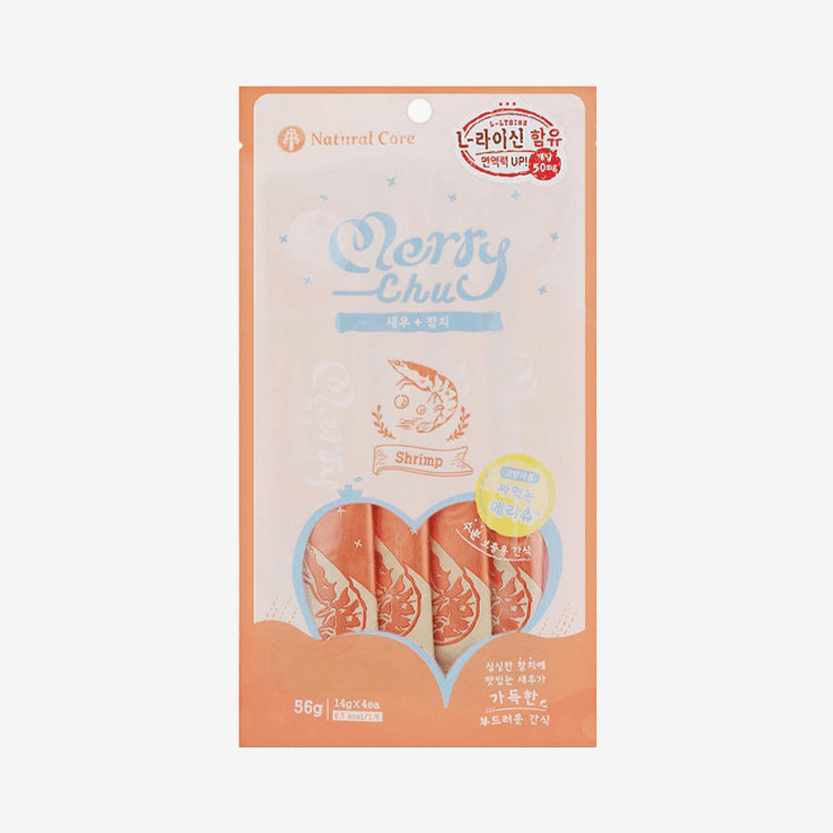 네츄럴코어 메리츄 새우+참치 (56g)