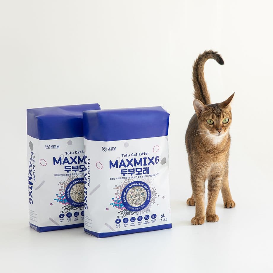 내꼬냥 두부벤토 믹스 MAXMIX 6IN1 두부모래 6L