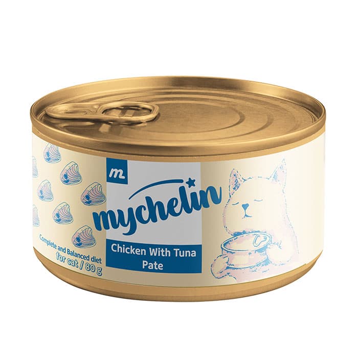 마이베프 마이슐랭 파테 습식캔 80g 참치 고양이주식캔