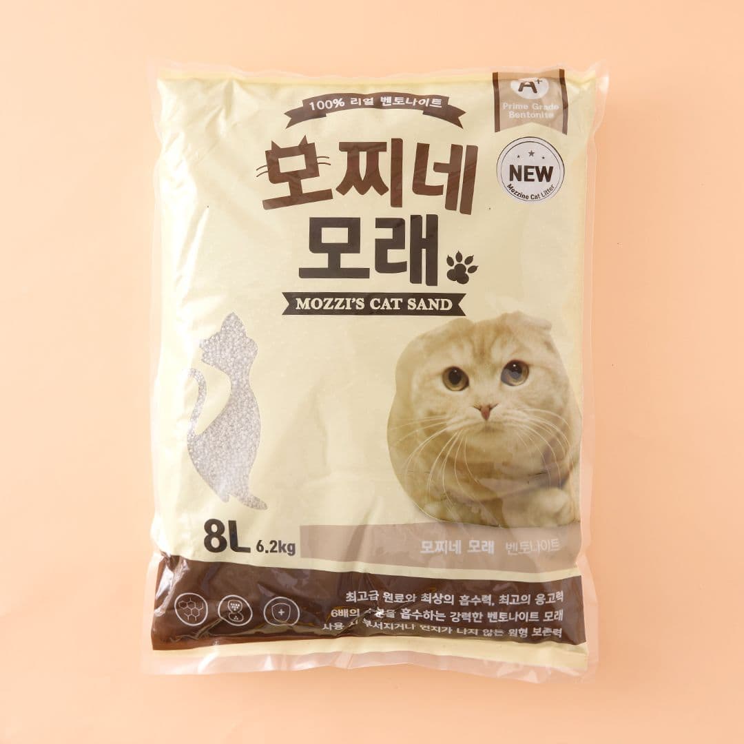 모찌네 모래 벤토나이트 무향 8L