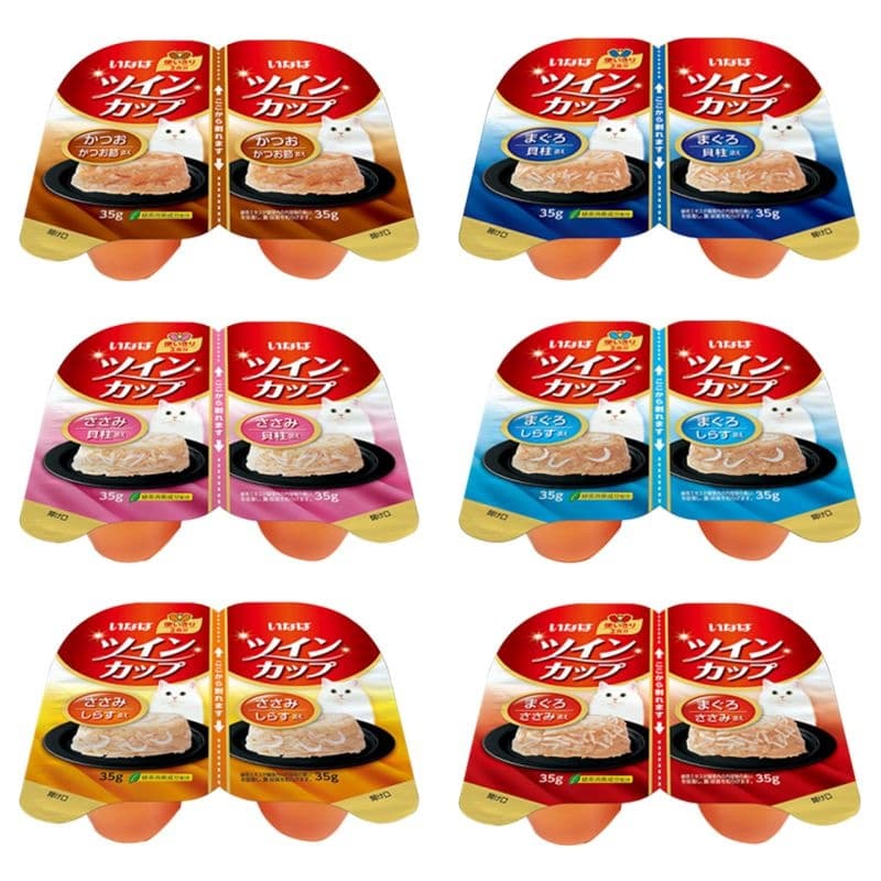 이나바 챠오 트윈컵 70g 4종 중 택1 (참치/가다랑어/닭가슴살) 고양이간식