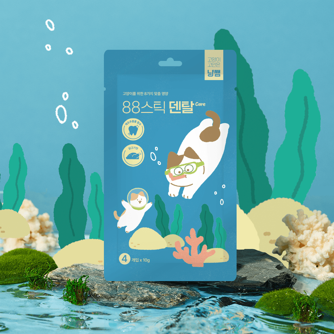 냥쌤 캣 88스틱 덴탈케어 10g*4p