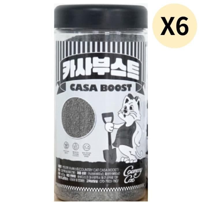 컨트리캣 고양이 모래 냄새 탈취제 카사부스트 X6