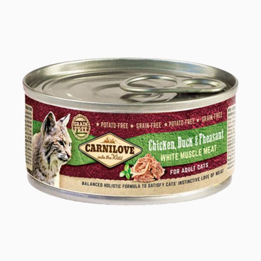 카니러브 캣 닭고기&amp;오리&amp;꿩고기 캔 100g