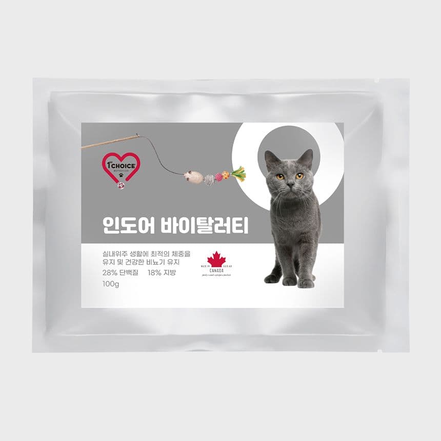 [사료샘플] 퍼스트초이스 캣 바이탈러티 100g