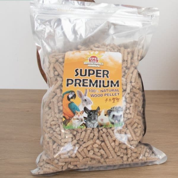 슈퍼주 프리미엄 우드펠렛 1.8kg/토끼 기니피그 냄새제거