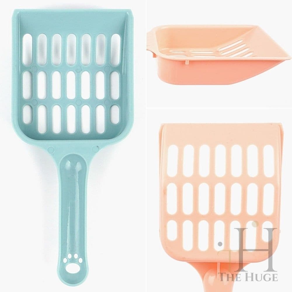 더휴즈 고양이 화장실 삽 고양이모래삽 고양이삽 두부모래삽