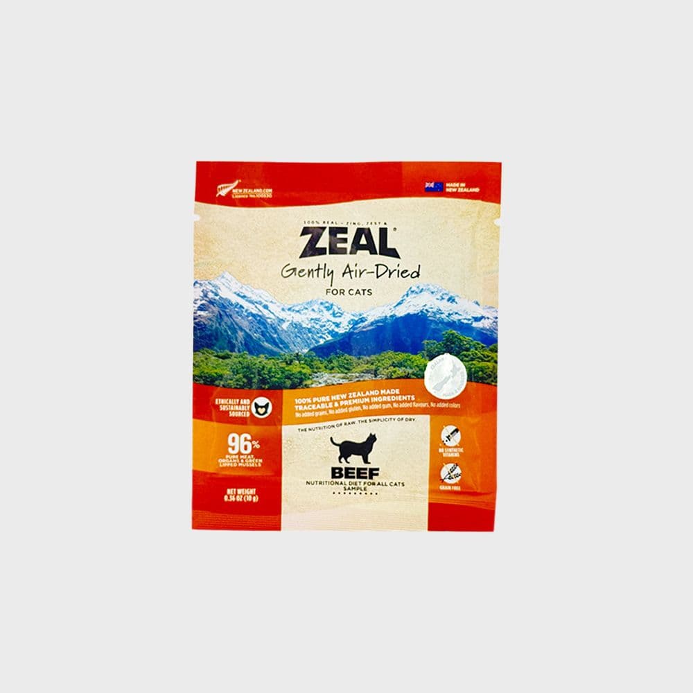 [사료샘플] ZEAL 캣 에어드라이사료 소고기 레시피 10g