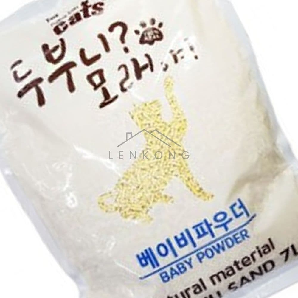 렌콩 냥이모래 베이비파우더 7L 고양이두부모래 반려묘모래 고양이배변모래