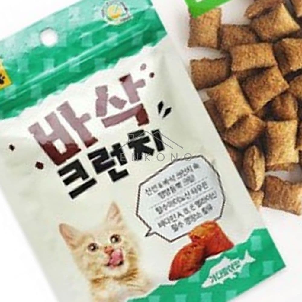 렌콩 고양이간식가다랑어 반려묘간식 고양이스낵간식 고양이바삭크런치