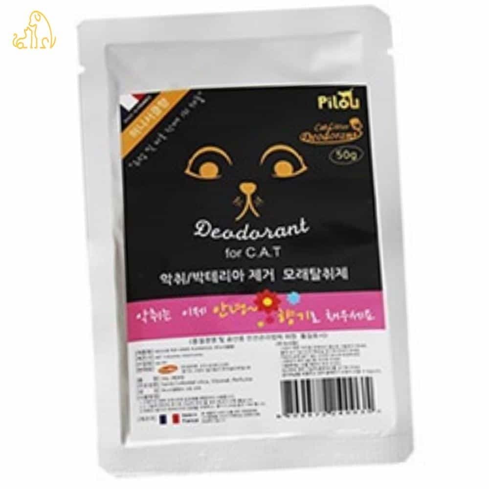 PICK 고양이모래탈취제 허니써클향 50G 고양이소변냄새제거 고양이화장실탈취제 고양이오줌냄새제거
