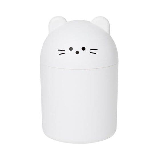 아트박스 고양이 휴지통 아이보리