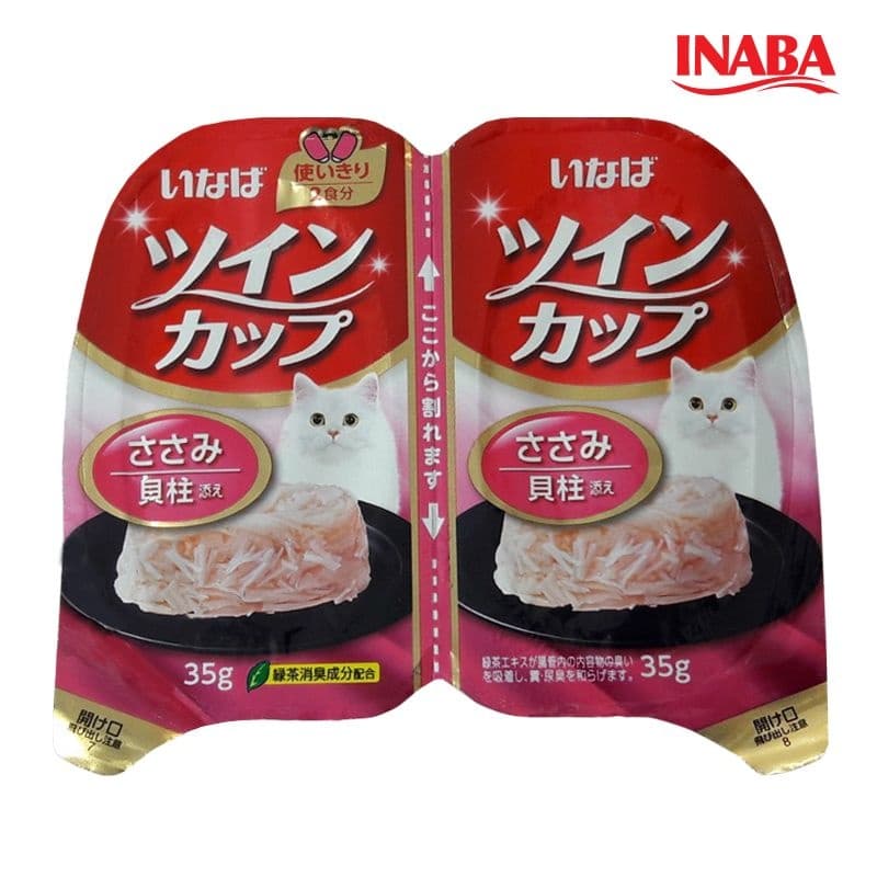이나바 챠오 트윈컵 70g 닭가슴살+조개관자