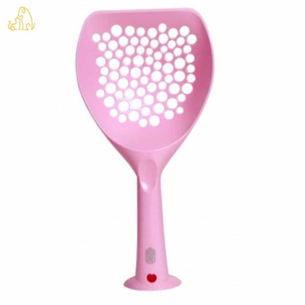 PICK 고양이 변기스푼 모래삽 (핑크) 고양이모래삽 고양이삽 고양이화장실삽
