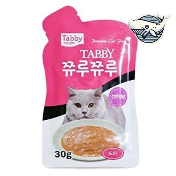 고품질 맛있는 고양이 간식 도미 츄르 고양이용 사료 고양이츄르 고양이추르 반려묘간식 WFHBRO1