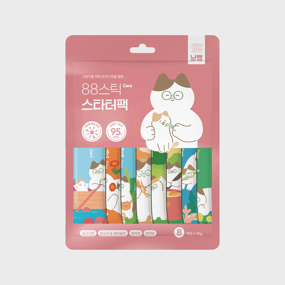 냥쌤 캣 88스틱 스타터팩 10g*8p