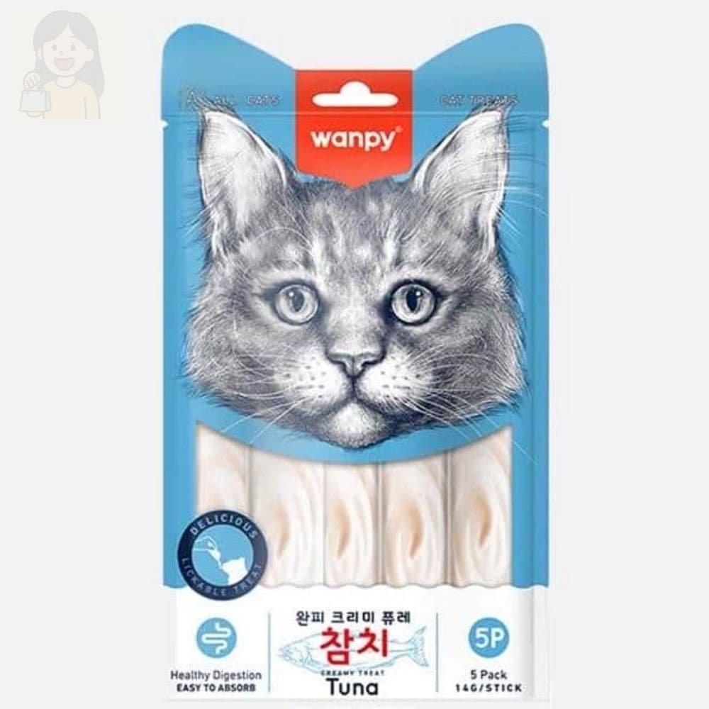 솔선 퓨레 참치 5P 고양이간식 고양이간식스틱 맛있는간식