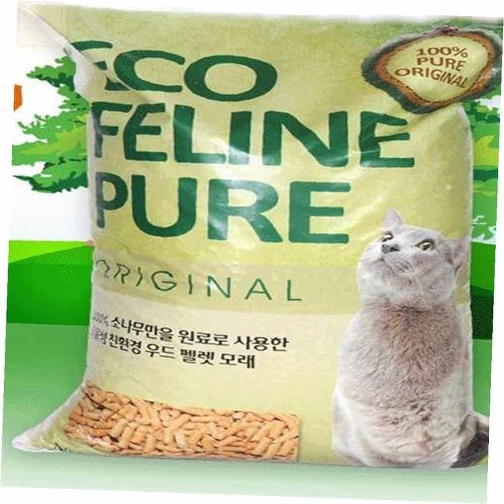 펄프모래 9.08㎏ 먼지없는고양이모래 펠렛모래 고양이모래